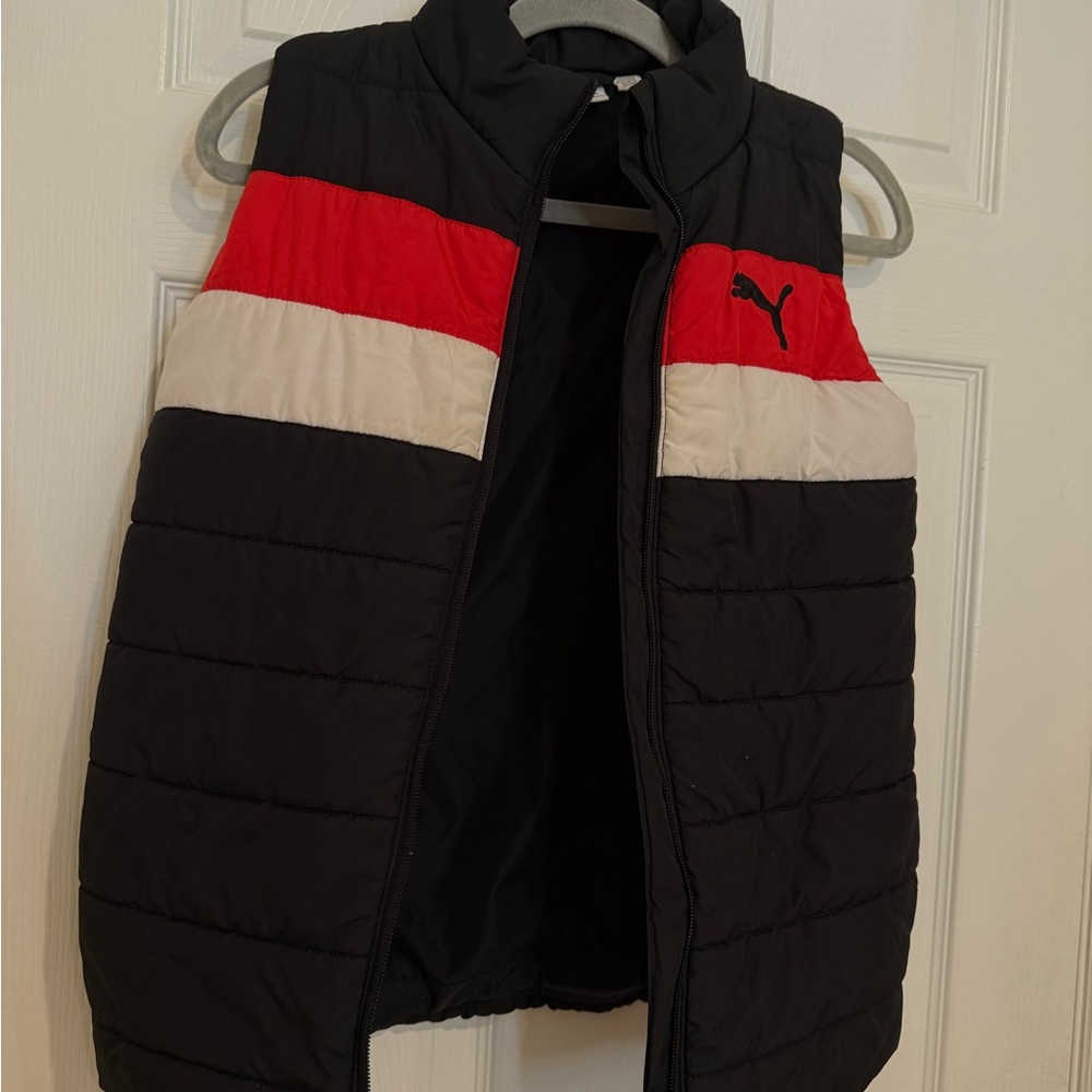 Puma Black, Red and white Vest